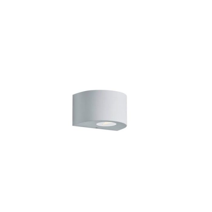 Luminaire extérieur design blanc, Sandkas, 2W, 3000K LED, IP44