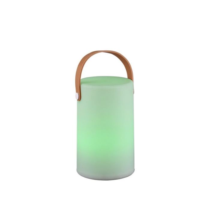 Lampe de table extérieur moderne blanche, Marso, 1W, 3000K LED, IP44, avec interrupteur