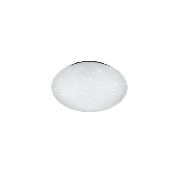 Lampe plafond en plastique blanche, Vanysia, 18W, 4000K LED, IP44