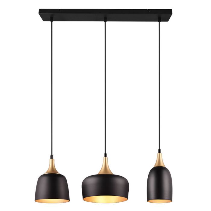 Suspension moderne noire, Declan