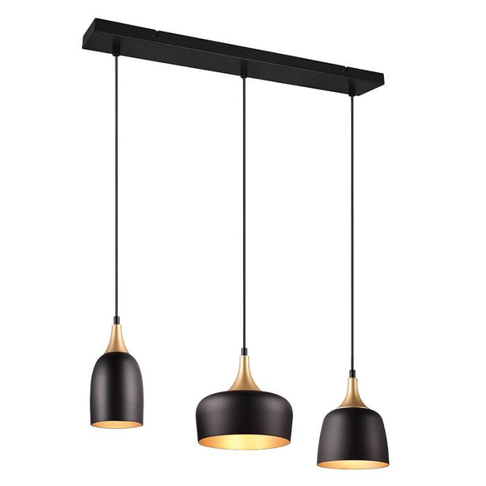 Suspension moderne noire, Declan