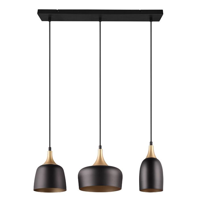 Suspension moderne noire, Declan