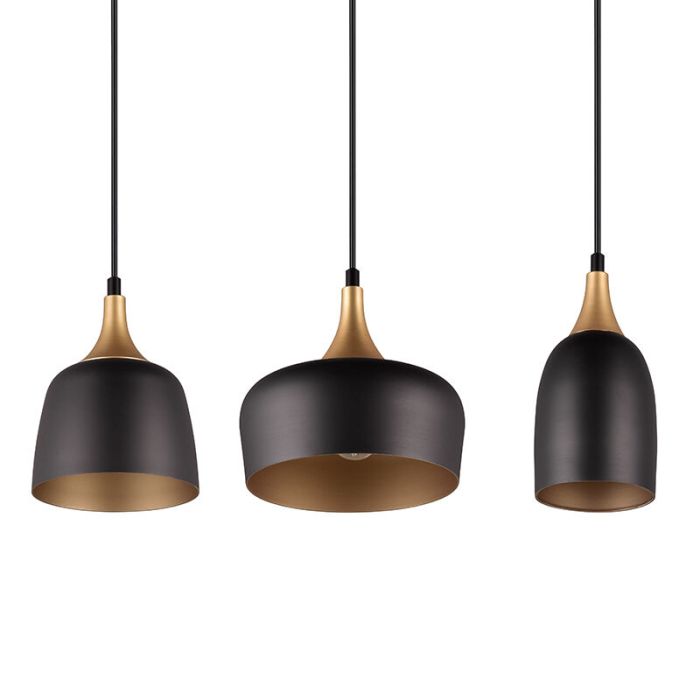 Suspension moderne noire, Declan