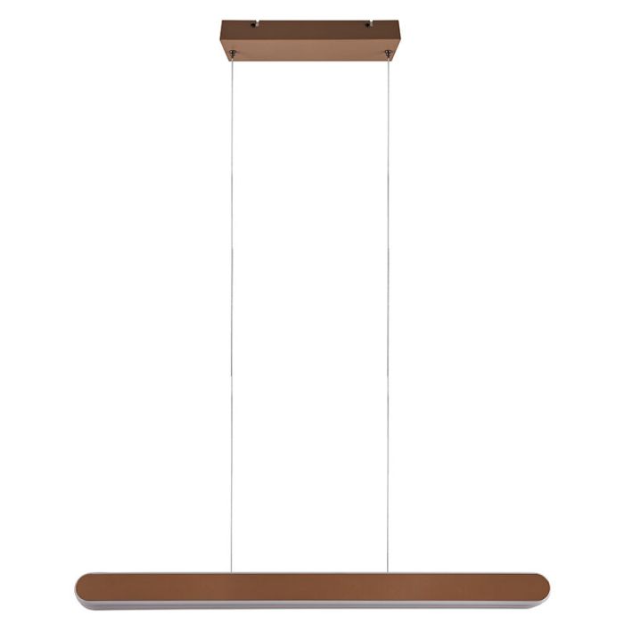 Suspension design laiton, Dwayn, 48W, blanc chaud à froid réglable LED, avec variateur tactile