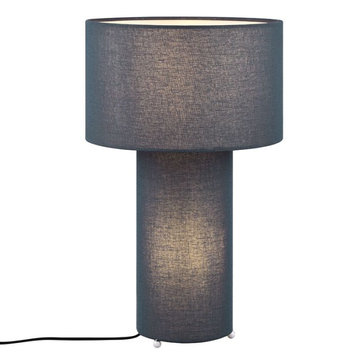Lampe de table en tissu bleue, Denilson