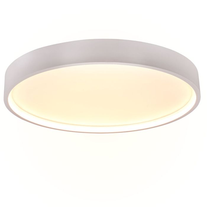 Lampe plafond moderne blanche, Destin, 29W, blanc chaud à froid réglable LED