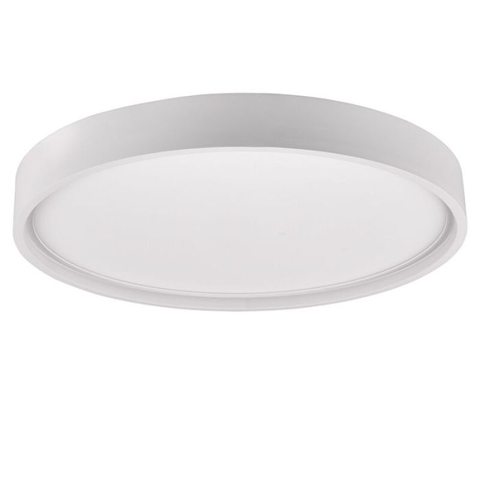 Lampe plafond moderne blanche, Destin, 29W, blanc chaud à froid réglable LED