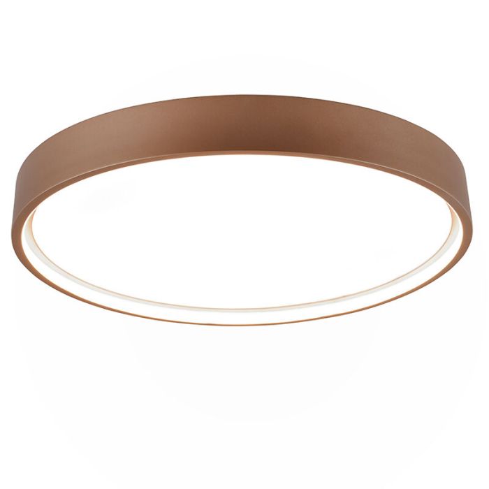 Lampe plafond moderne taupe, Destin, 29W, blanc chaud à froid réglable LED