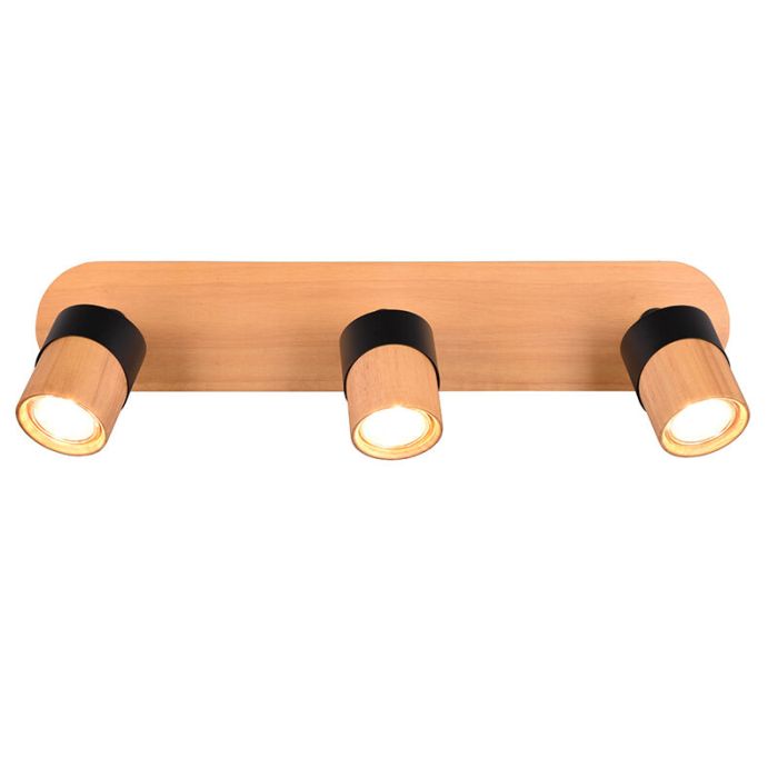 Spot plafond rustique bois, Carine