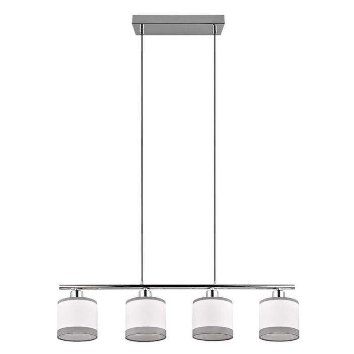 Suspension moderne blanche, Denley