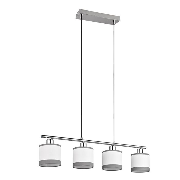 Suspension moderne blanche, Denley