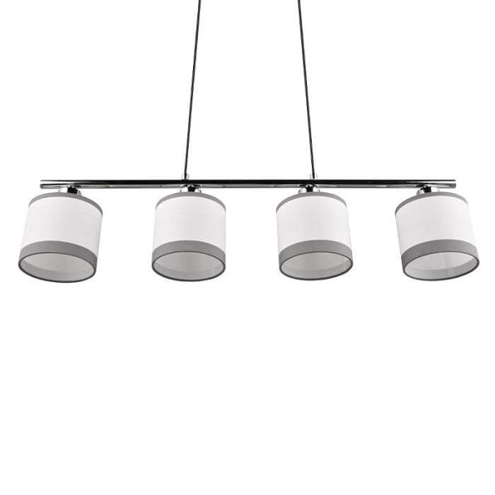 Suspension moderne blanche, Denley