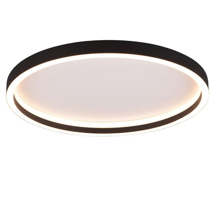 Lampe plafond design noire, Gilbert, 20W, 3000K LED