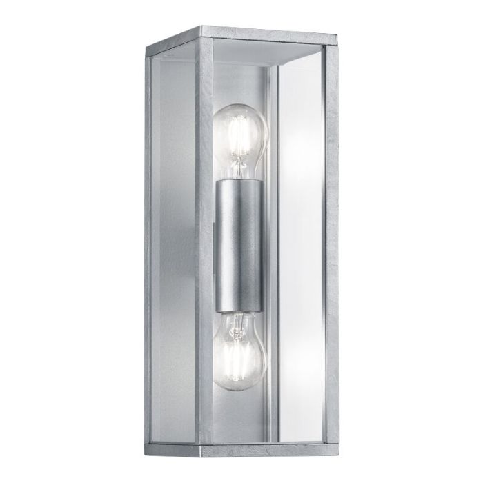 Luminaire extérieur industrielle grise, Sanna, IP44