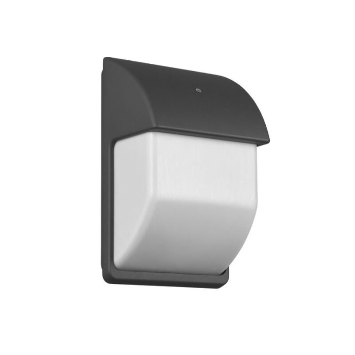 Applique extérieur avec capteur crépusculaire moderne anthracite, Remmert, IP44