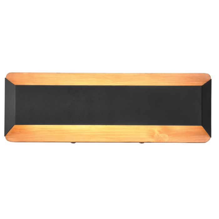 Applique up and down moderne noire, Navajo, 13,5W, 3000K LED