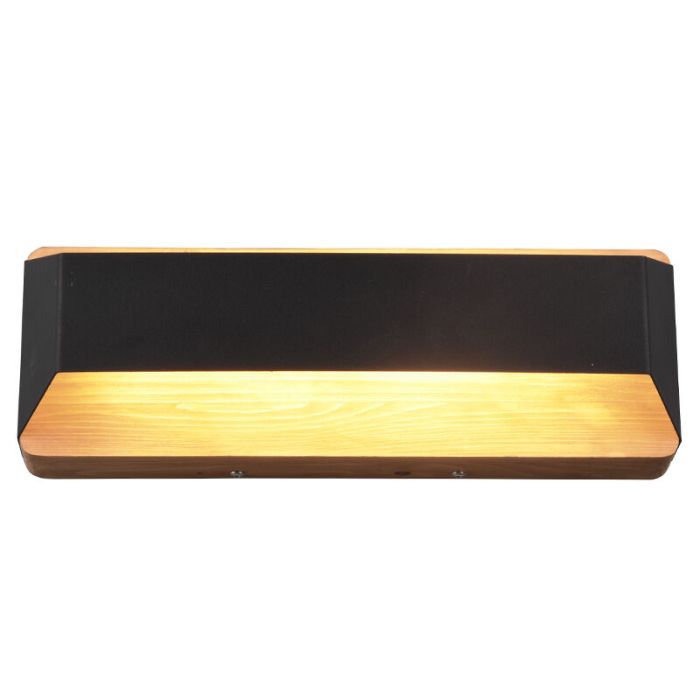 Applique up and down moderne noire, Navajo, 13,5W, 3000K LED