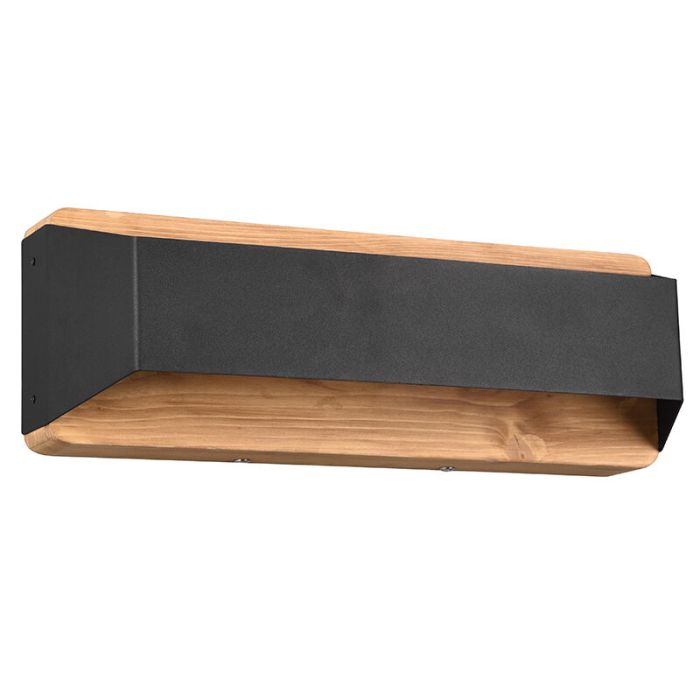 Applique up and down moderne noire, Navajo, 13,5W, 3000K LED