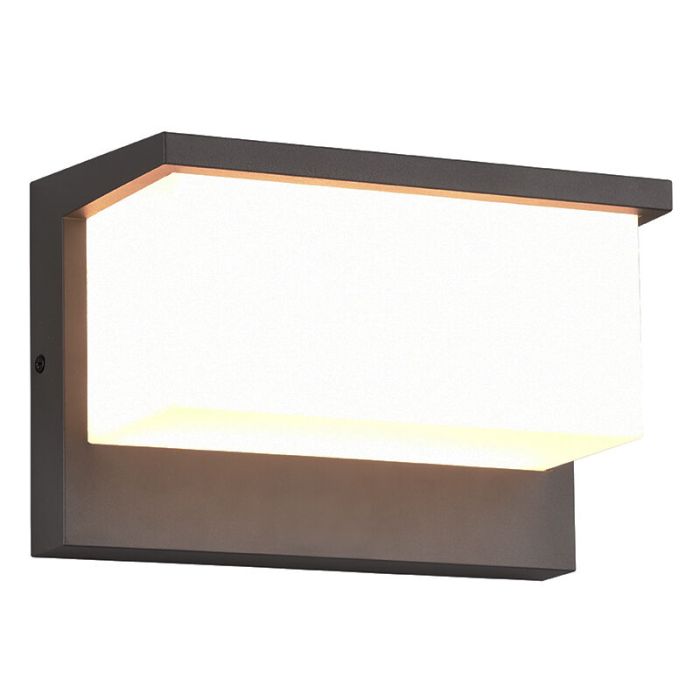 Luminaire extérieur moderne anthracite, Slimane, 13W, 3000K LED, IP54
