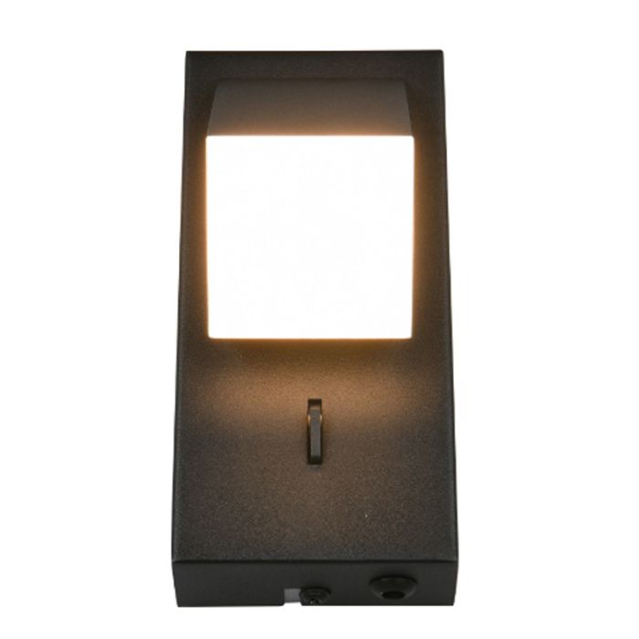 Applique murale moderne noire, Lok, 3W, 3000K LED