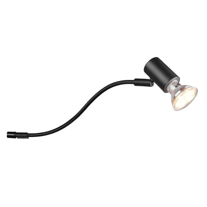 Applique salle de bain moderne noire, Martika, IP44