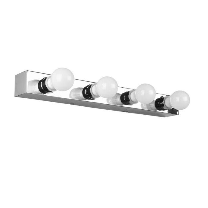 Applique salle de bain moderne chromée, Rinaldo, IP44