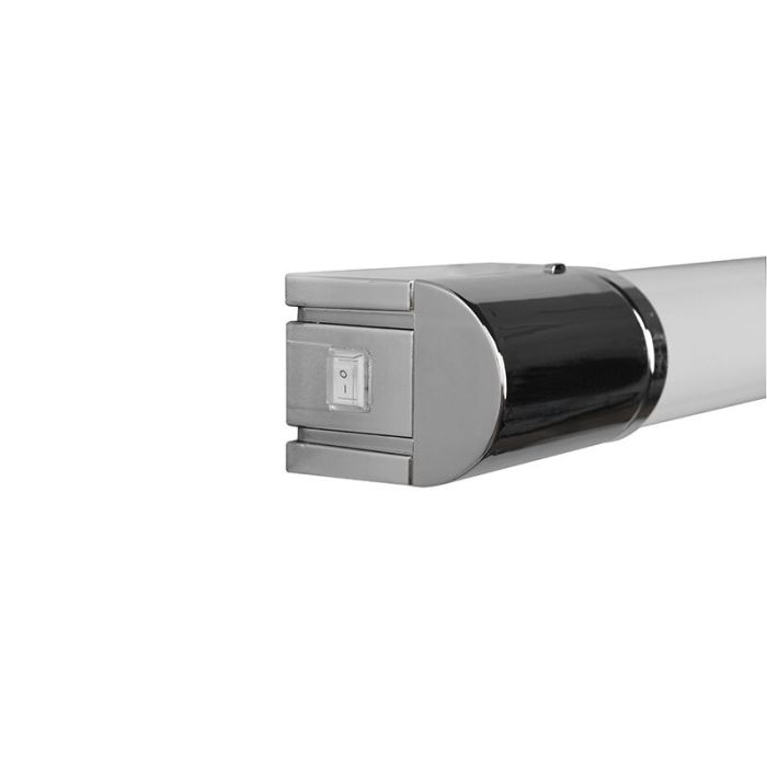 Applique salle de bain moderne chromée, Bernou, 8W, 3000K LED, IP44