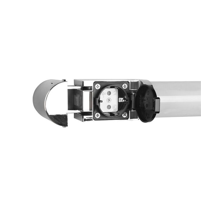 Applique salle de bain moderne chromée, Bernou, 16W, 3000K LED, IP44