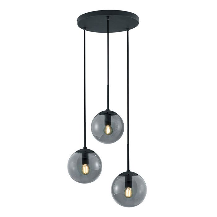 Suspension moderne anthracite, Resi