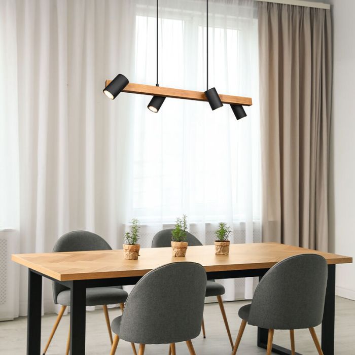 Suspension moderne noire, Kaso