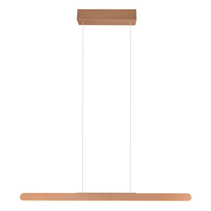 Suspension moderne marronne, Dwayn, 28W, blanc chaud à froid réglable LED