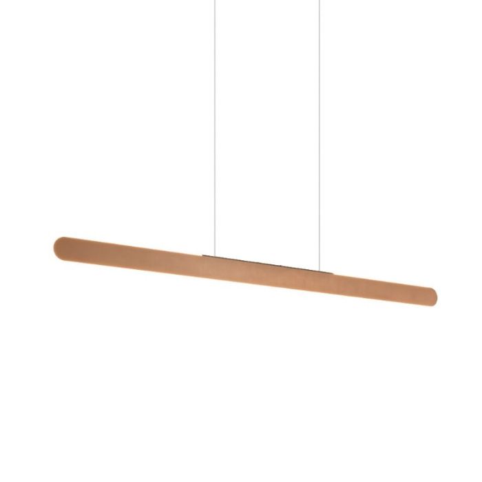 Suspension moderne marronne, Dwayn, 28W, blanc chaud à froid réglable LED