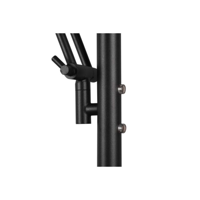 Lampadaire liseuse moderne noir, Yazid, 32W, couleur réglable LED, avec variateur tactile