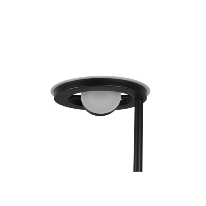 Lampadaire liseuse moderne noir, Yazid, 32W, couleur réglable LED, avec variateur tactile