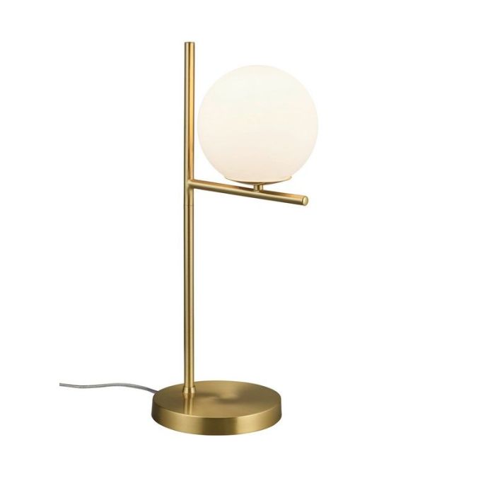 Lampe de table moderne laiton, Silkis, avec interrupteur