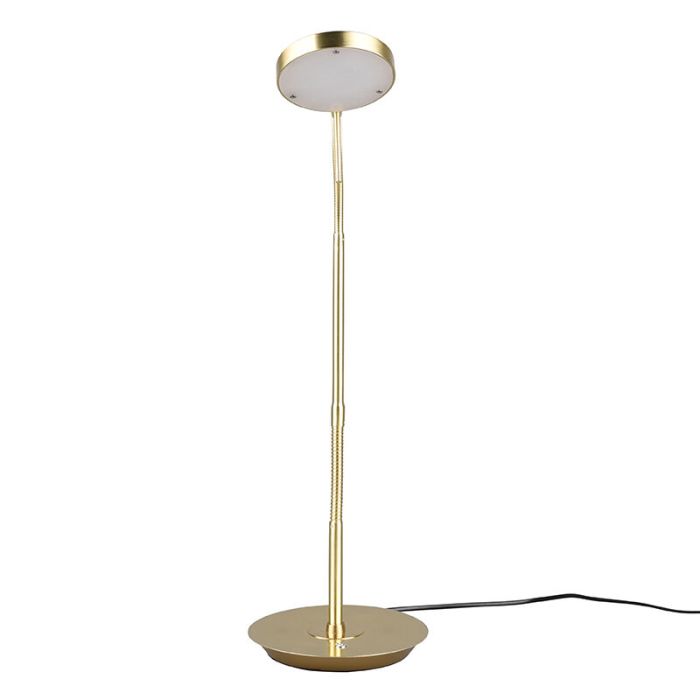 Lampe de table moderne laiton, Bilge, 12W, couleur réglable LED, avec interrupteur