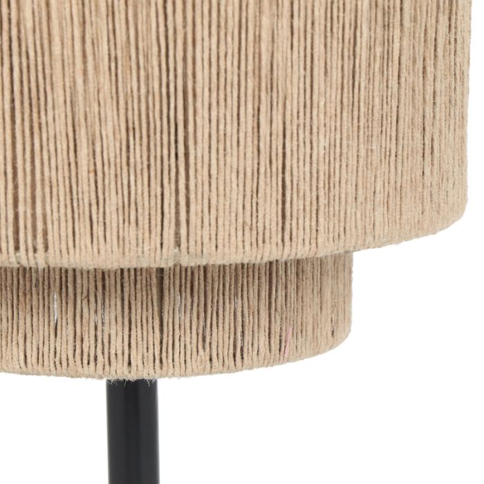 Lampe de table rustique beige, Rinus