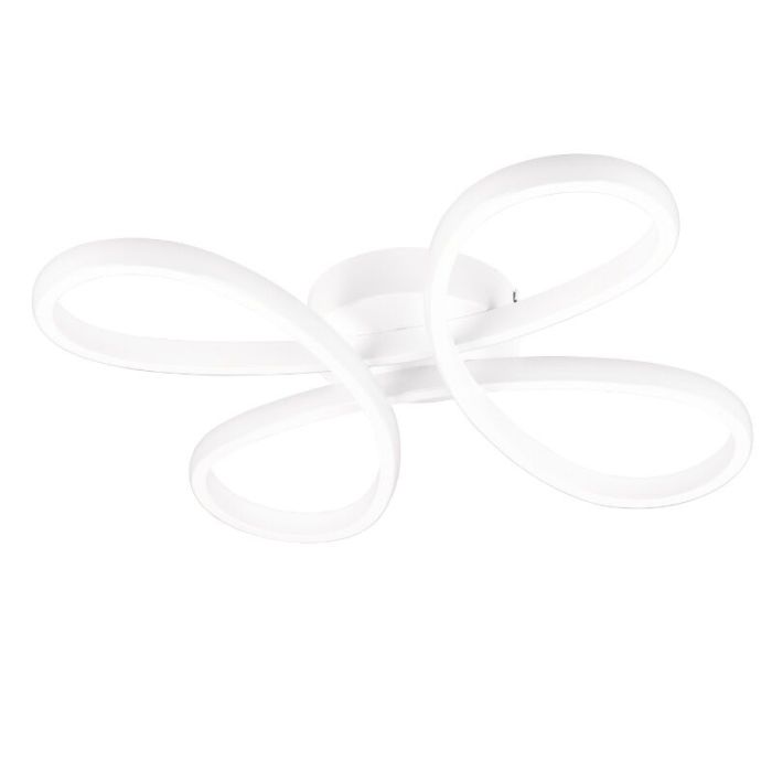 Plafonnier design blanc, Vikash, 25W, 4000K LED, gradable en 3 étapes