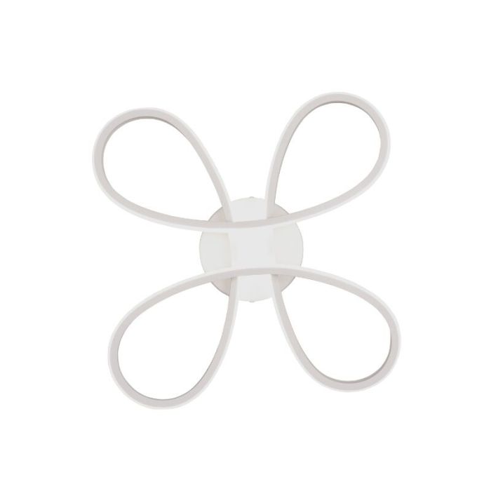 Plafonnier design blanc, Vikash, 25W, 4000K LED, gradable en 3 étapes