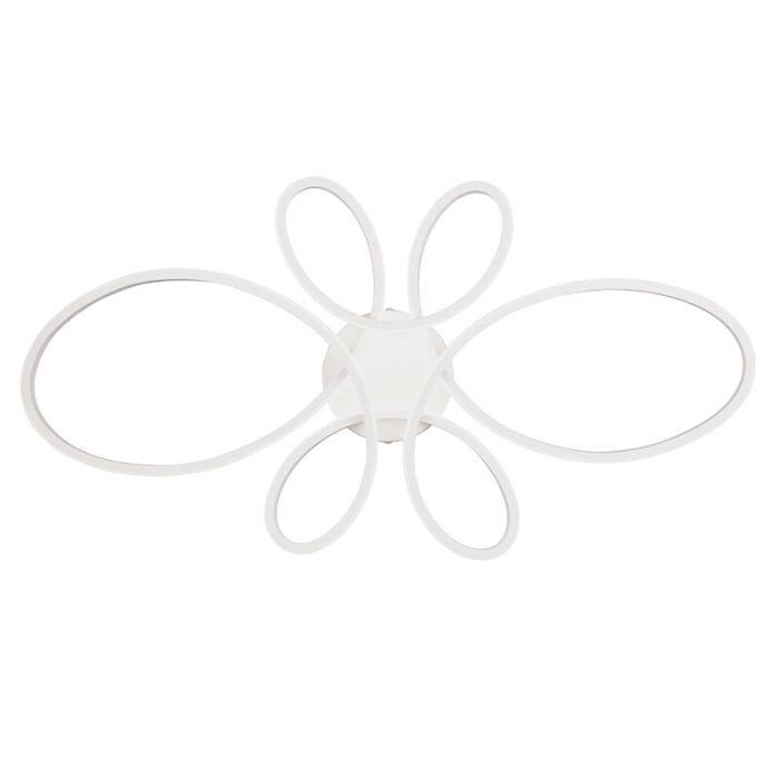 Plafonnier design blanc, Vikash, 32W, 4000K LED, gradable en 3 étapes