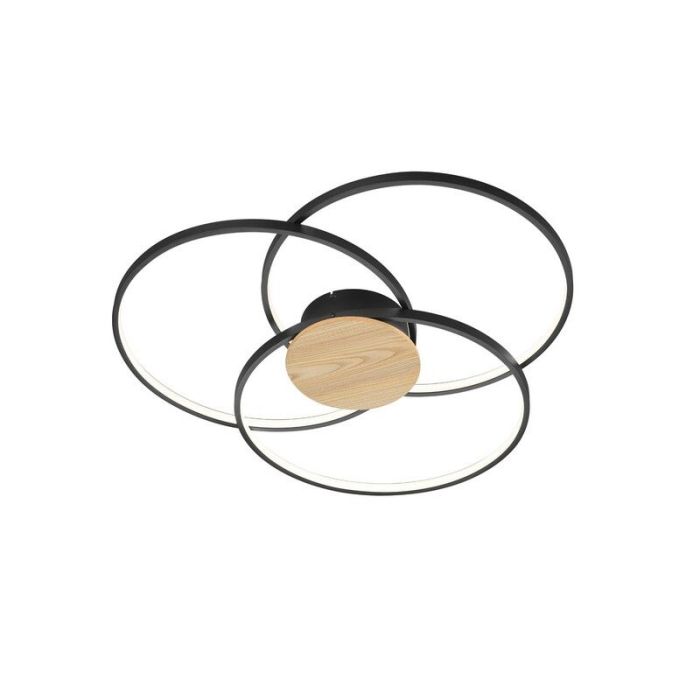 Lampe plafond moderne marronne, Jyllinge, 40W, 3000K LED