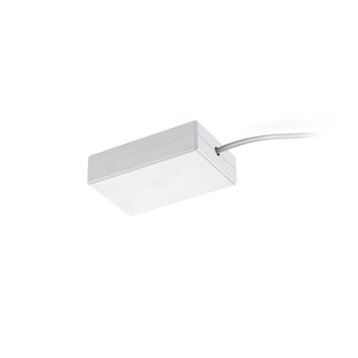 Alimentation avec changeur de phase électronique pour interrupteurs et variateurs, plastique, blanc