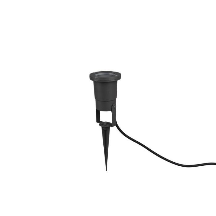 Spot à piquer extérieur moderne anthracite, Tau, IP65