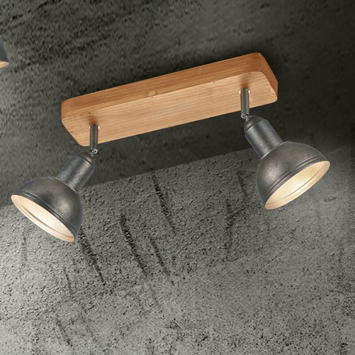 Spot plafond vintage nickel, Amarey