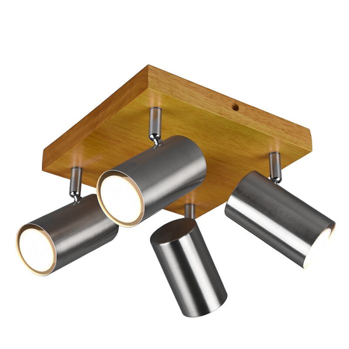 Spot plafond moderne nickel, Kaso