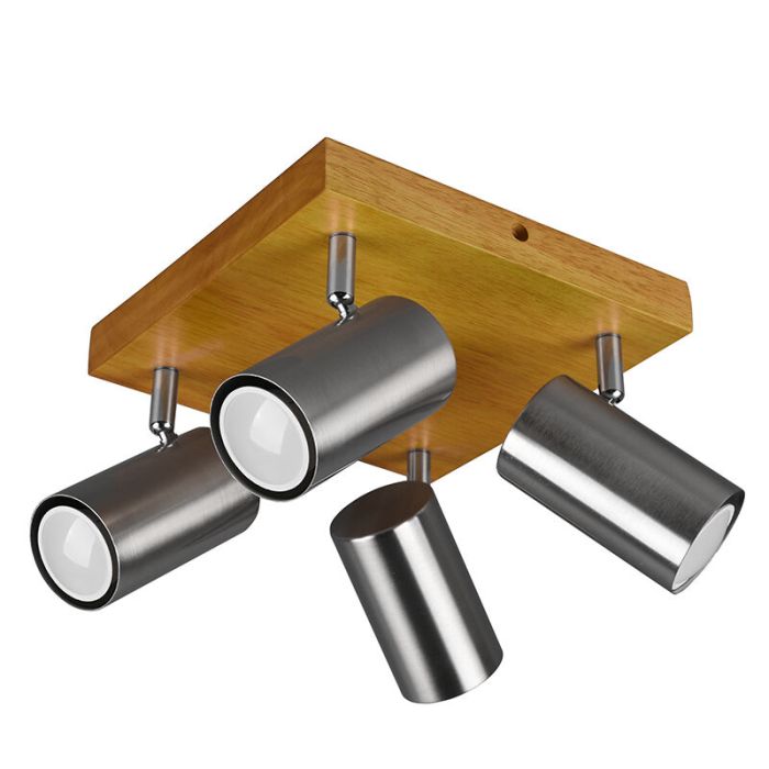 Spot plafond moderne nickel, Kaso