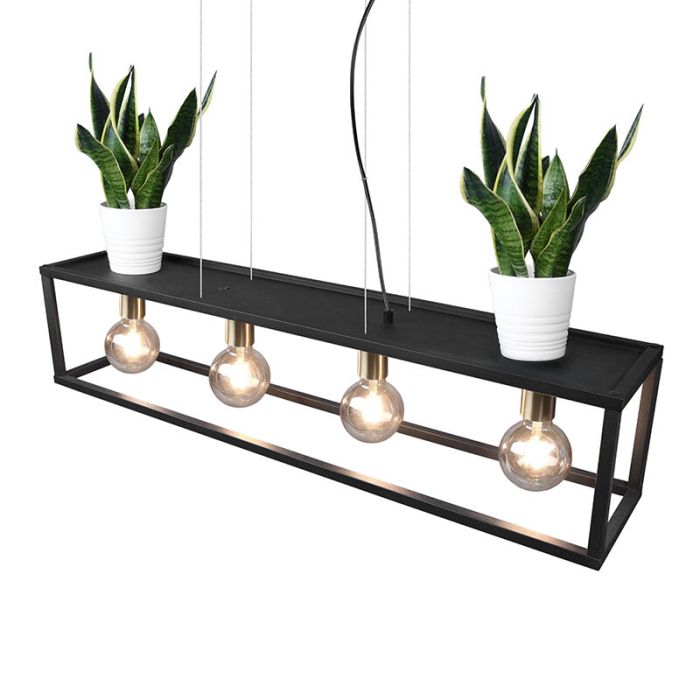 Suspension moderne noire, Fabrice
