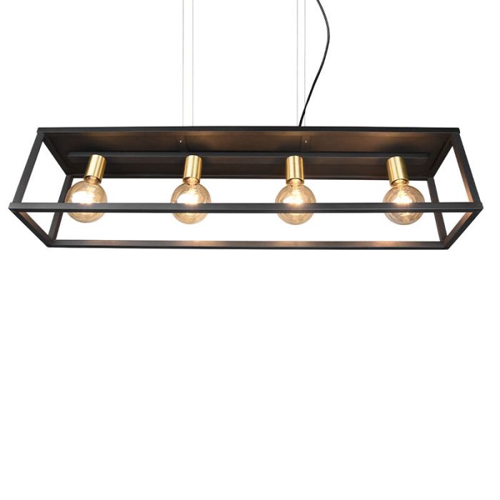 Suspension moderne noire, Fabrice