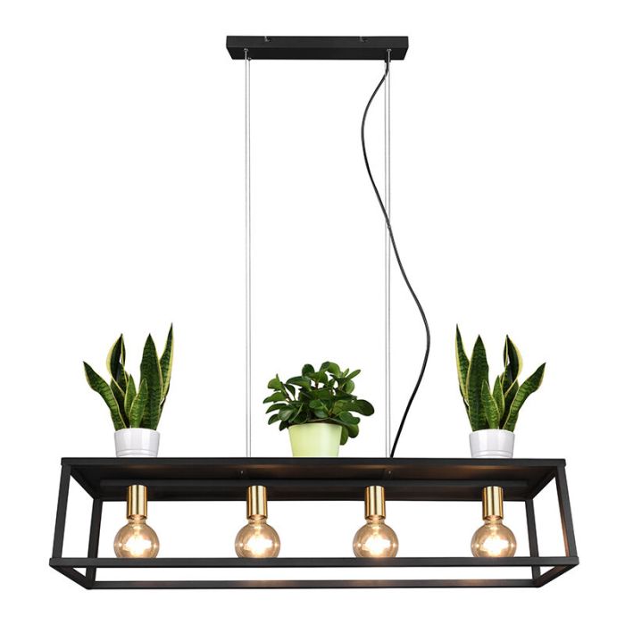Suspension moderne noire, Fabrice