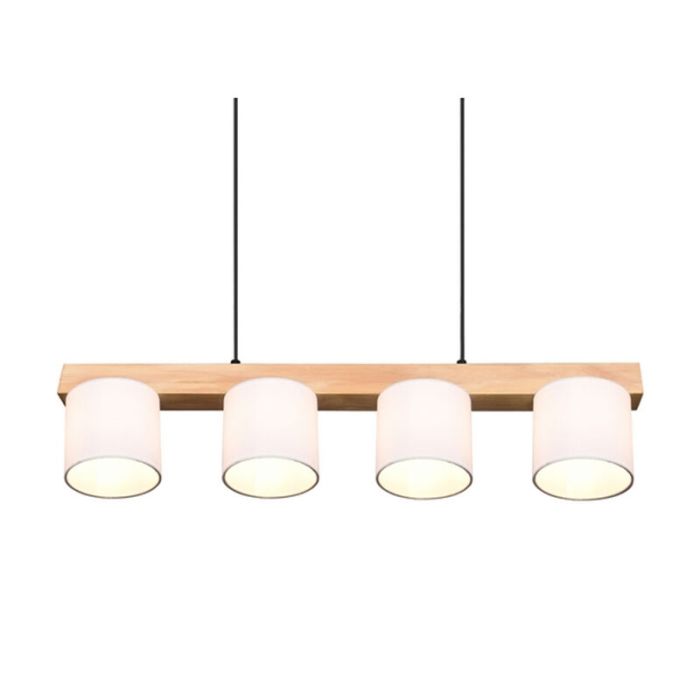 Suspension en bois marronne, Keltoum
